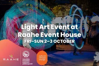Graphic ad of Light Art Event