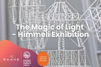 Graphic ad of the himmeli exhibition
