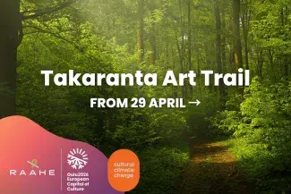 Graphic ad of Takaranta Art Trail